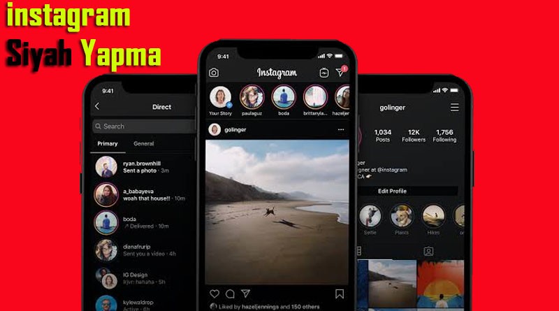 instagram karanlık mod android ve ios nasıl yapılır