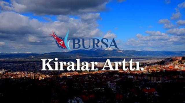 Reidin'in verilerine göre Bursa' da kiralar arttı.